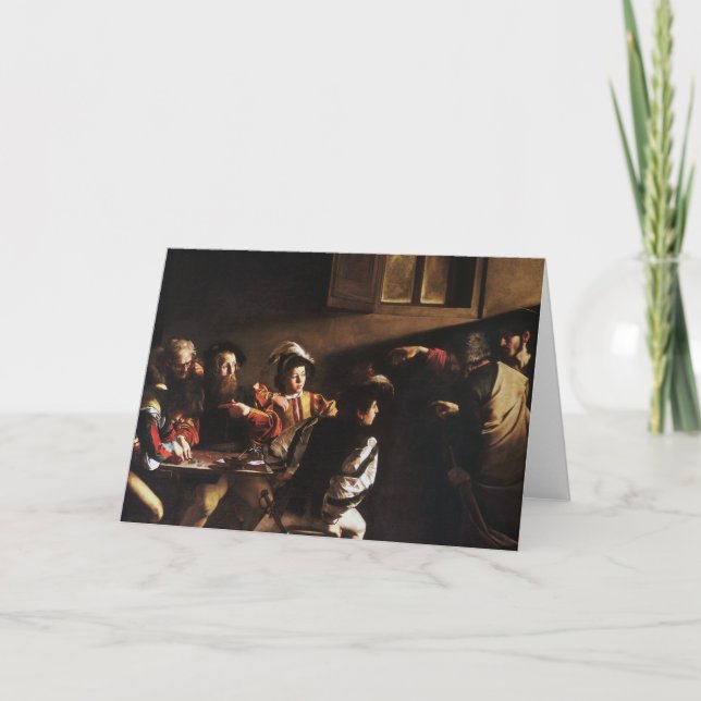 Carte Appel De Saint Matthew Par Caravaggio (Devant)
