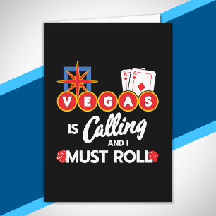 Carte Appel de Vegas - Fête à Las Vegas - Voyage à Vegas