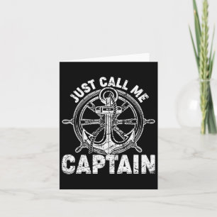 Carte Appelez-Moi Capitaine - Bateau de plaisance - Ancr