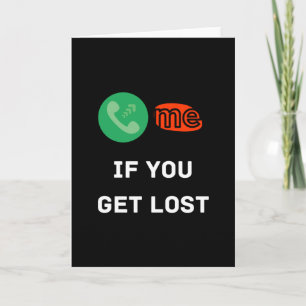 Carte Appelle-moi si tu te perds