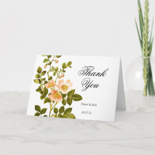 Carte Apple Blossom Watercolor Mariage