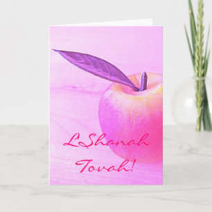 Carte Apple Pink L'Shanah Tovah