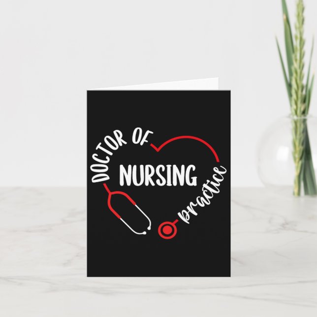 Carte Appréciation Dnp Stethoscope Dnp Nurse Essenti (Devant)