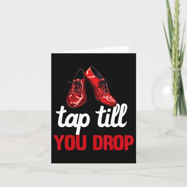Carte Appréciation Du Professeur De Danse Tap Pour Les F (Devant)