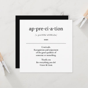 Carte Appréciation Enseignant Cadeau CoWorker Card