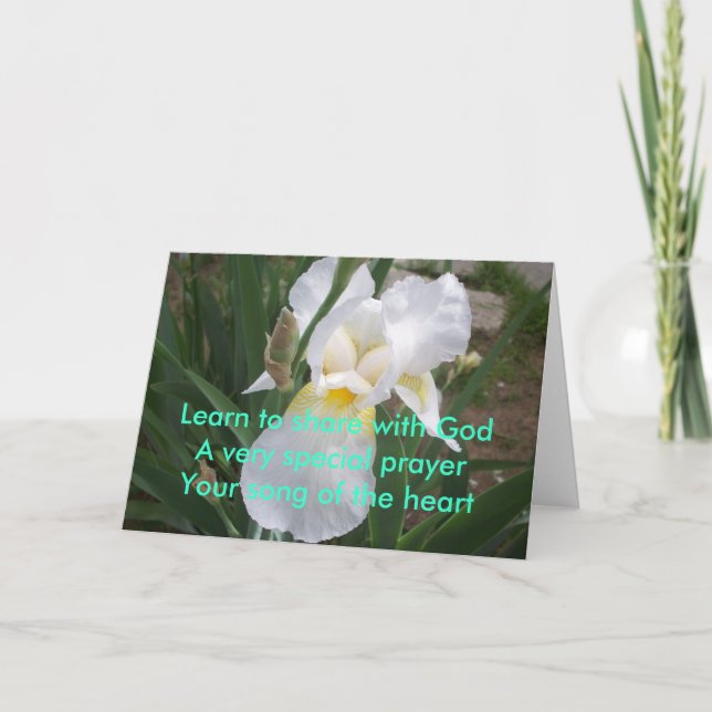 Carte Apprenez - la part avec Dieu (Devant)