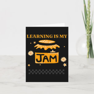 Carte Apprentissage Est Mon Jam Enseignant Livre Lover B
