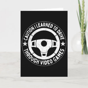 Carte Appris à Conduire Dans Les Jeux Vidéo – Citation D