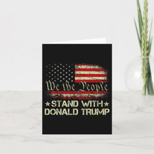Carte Appuyer Donald Trump Pro Trump American