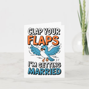 Carte Appuyez sur vos volets Je me marie Mariage drôle