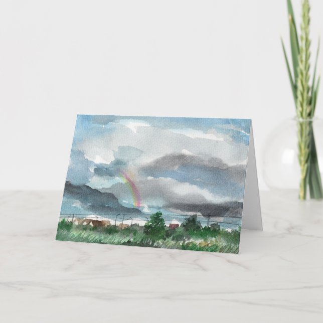 Carte Après la pluie (Devant)