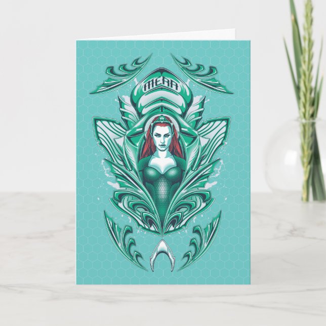 Carte Aquaman | Ornate Mera Graphic (Devant)