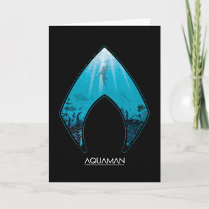Carte Aquaman   Voir par Aquaman Logo Ocean Graphic