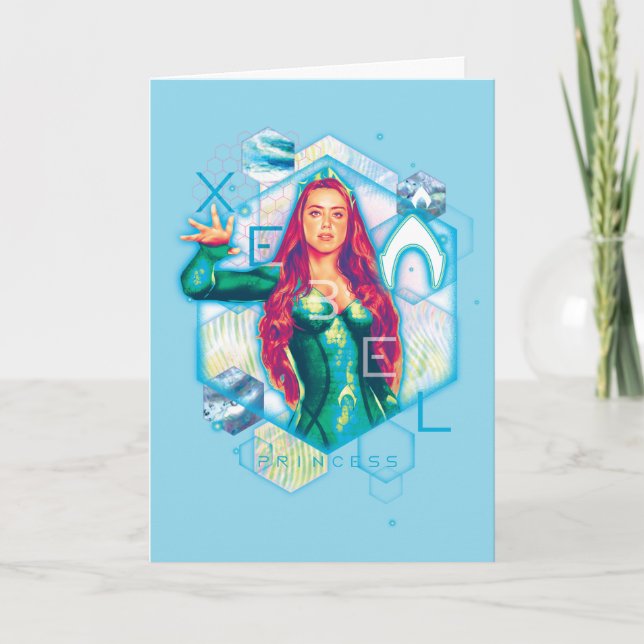Carte Aquaman | Xebel Princess Mera Hexagonal Graphic (Devant)