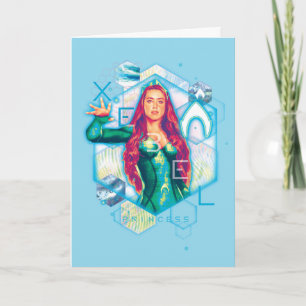 Carte Aquaman   Xebel Princess Mera Hexagonal Graphic