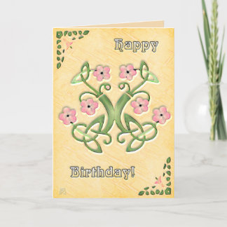 Carte Aquarelle dans le maïs Anniversaire (carte)