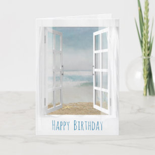 Cartes Bord La Mer D Anniversaire Zazzle Fr