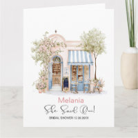 Aquarelle Elle a dit Oui Baby Shower