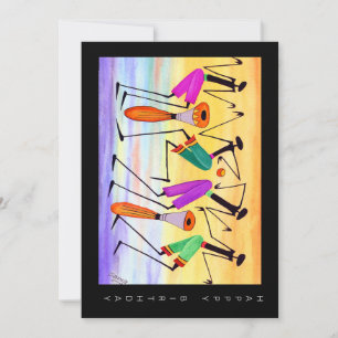 Carte Aquarelle, expression du bonheur Anniversaire