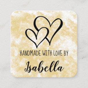 Carte Aquarelle Faite À La Main Avec Amour