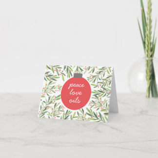 Carte Aquarelle Huiles essentielles Vacances d'affaires