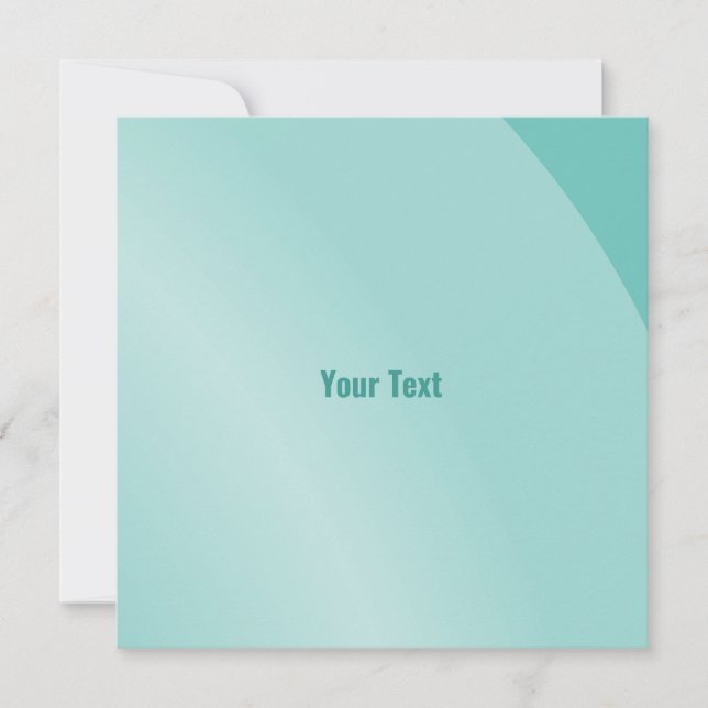 Carte Aquarelle moderne Shaded Qr Code (Devant)