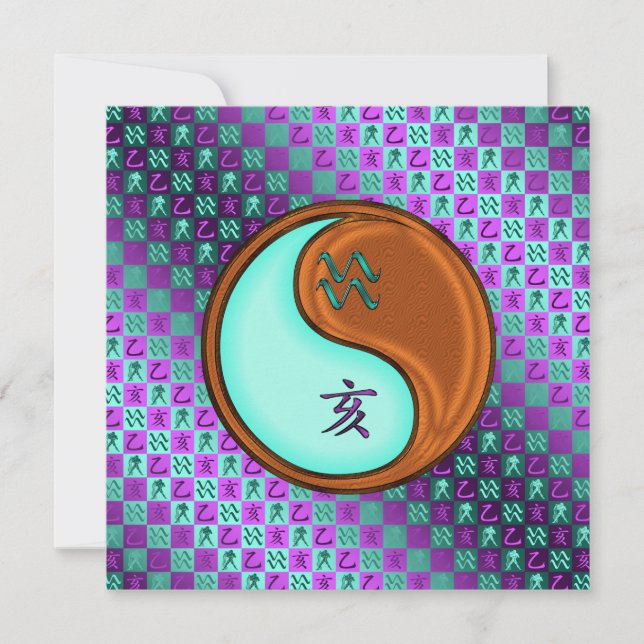 Carte Aquarius & Boar (Devant)