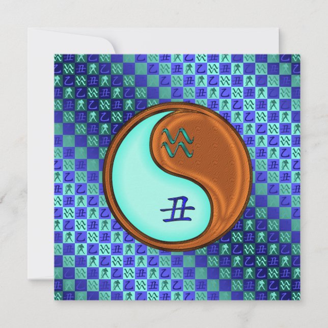 Carte Aquarius & Bois Ox (Devant)