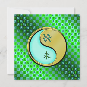 Carte Aquarius & Chèvre métallique