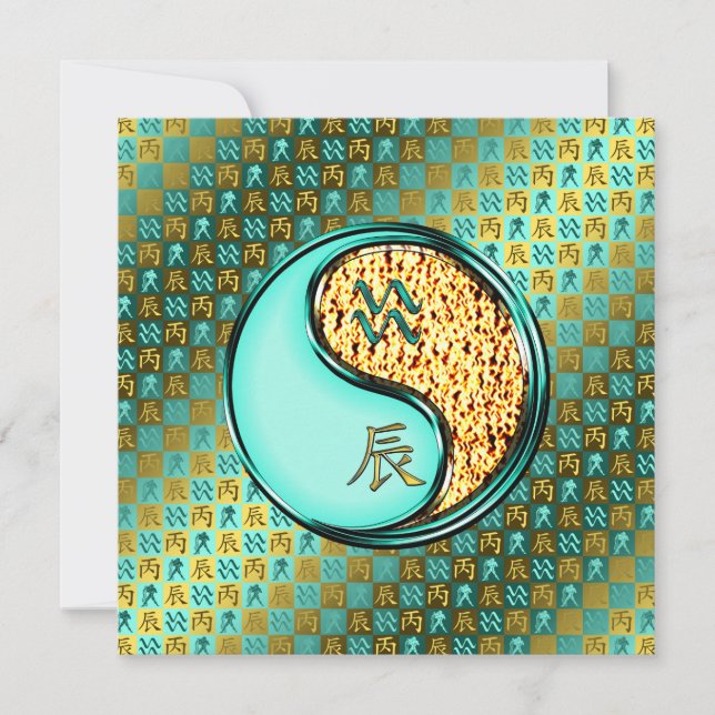 Carte Aquarius & Dragon de feu (Devant)