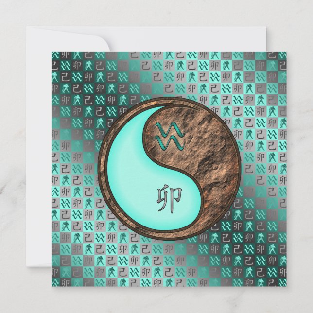 Carte Aquarius & Earth Rabbit (Devant)