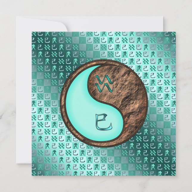 Carte Aquarius et Serpent de Terre (Devant)