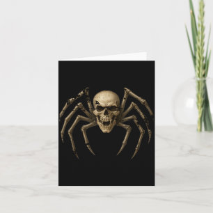 Carte Araignée crâne effrayant - Costume d'Halloween got