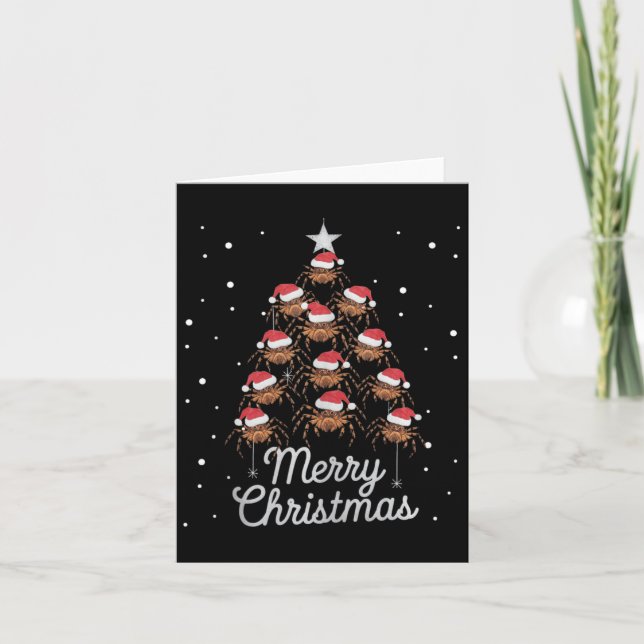 Carte Araignées Araignées Arbre de Noël Débardeur1 (Devant)