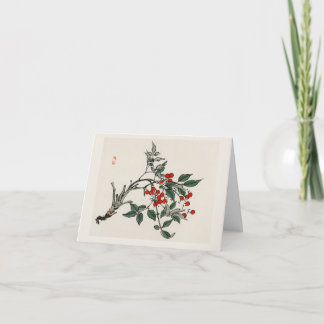 Carte Araignes traditionnel japonais