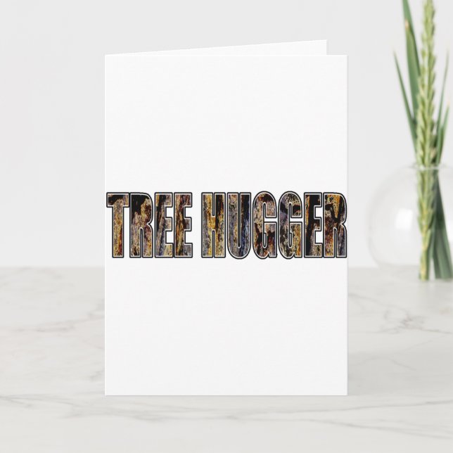 Carte Arbor Day Tree Hugger T Shirt Homme  (Devant)