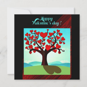 Carte Arbre d’amour - Valentine’s day
