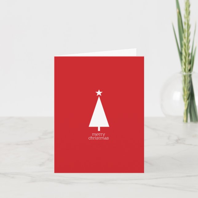 Carte Arbre de Noël (Devant)
