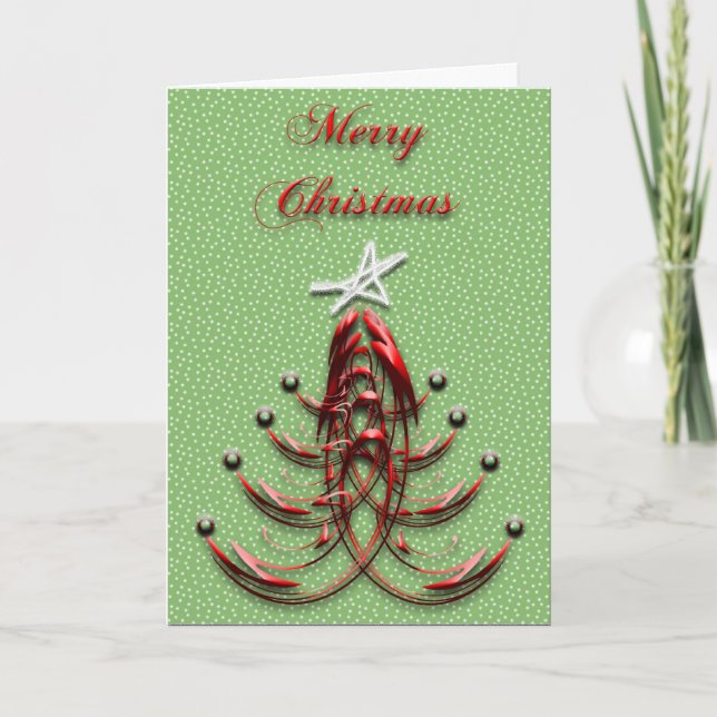 Carte Arbre de Noël (Devant)