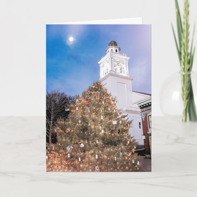 Carte Arbre de Noël 2019 Plymouth MA (Devant)