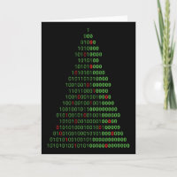 Arbre de Noël binaire amusant pour les programmeur