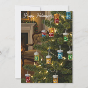 Carte Arbre de Noël Chaleureuse