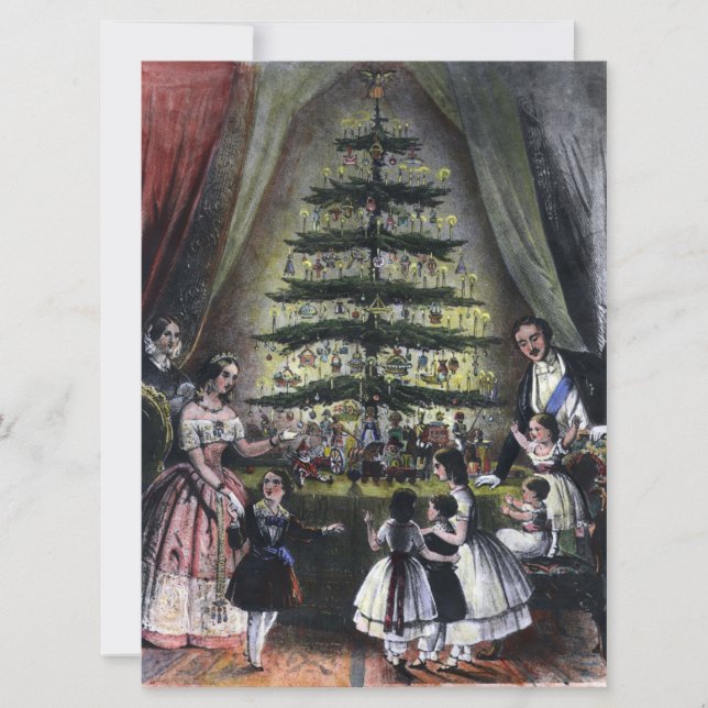 Carte Arbre de Noël de la reine Victoria (Devant)