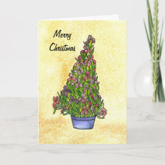 Carte Arbre de Noël Iris