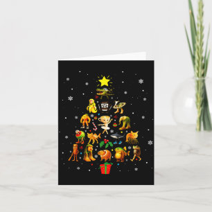 Carte Arbre de Noël Italian Brainrot Meme Brain Rot Xma