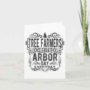 Carte Arbre fermier Arbor Day Cadeau Jour des terres Sau