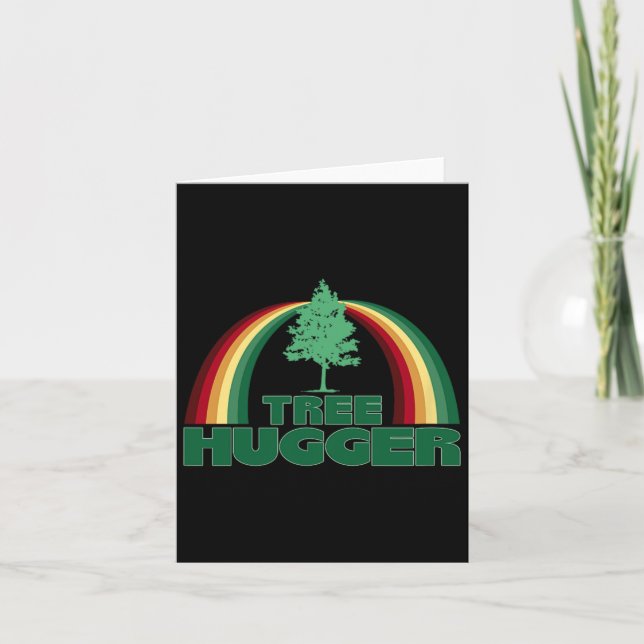 Carte Arbre Hugger Jour des terres Arbre De l'environnem (Devant)