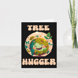 Carte Arbre Hugger Vintage Retro Nature De l'environneme