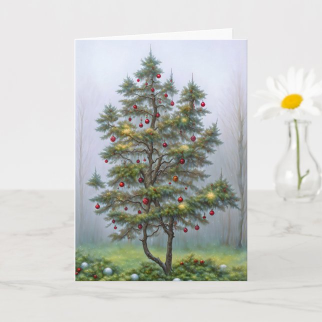 Carte Arbre lunaire dans les décorations de Noël des for (Petite plante)
