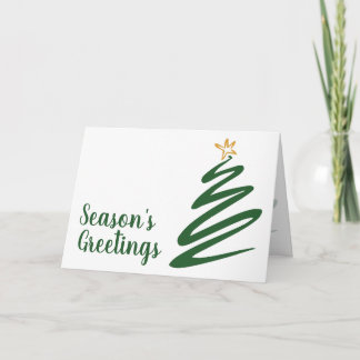Carte Arbre minimaliste